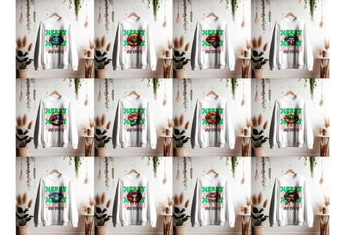 12 Diseños Digitales Png Navidad Lips - Labios Dtf - Sublim