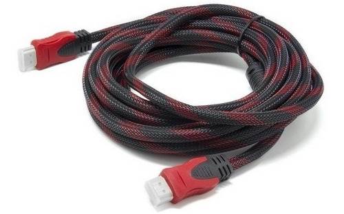 Cable Hdmi 5 Metros Enmallado Punta Dorada Reforzado Filtro