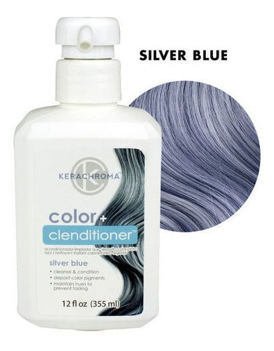 Acondicionador Con Color Kerachroma 355ml.tono Azul Plata