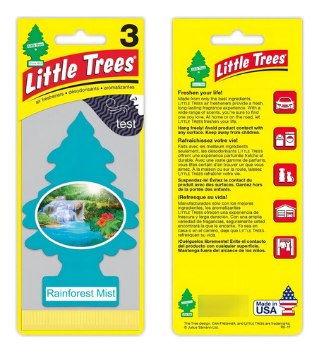 Aromatizante Auto Pinito Little Trees Aromas 1 Pieza