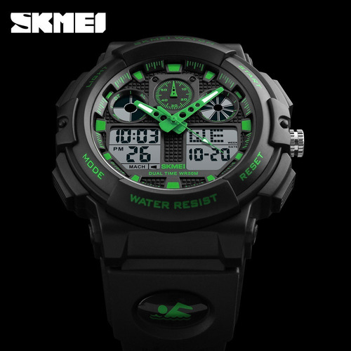 Imagen 6 de 10 de Reloj Skmei 1270 S Shock - Sumergible - Deportivo - Dual