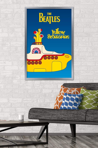 The Beatles-yellow Submarine (24x36) Póster De Pared, ...