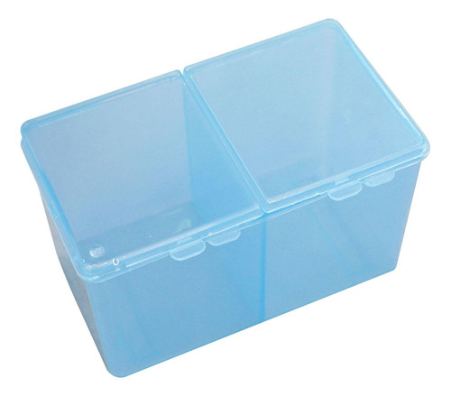 Caja Para Hisopos De Maquillaje, Soporte Para Bolas De Azul