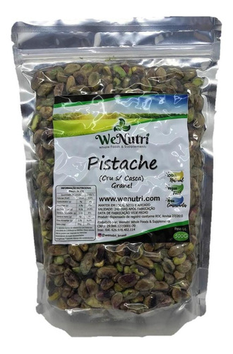 Pistache Cru Sem Casca 1kg Wenutri