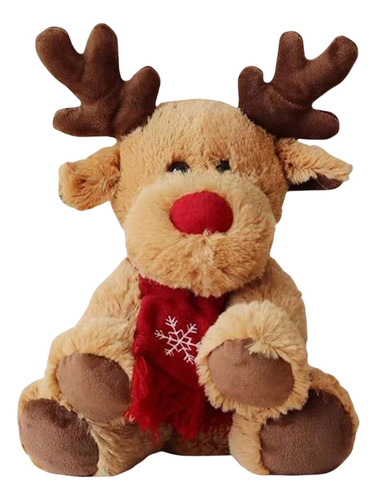 Bonito Muñeco De Peluche Navideño, Muñeco De Reno, Animal