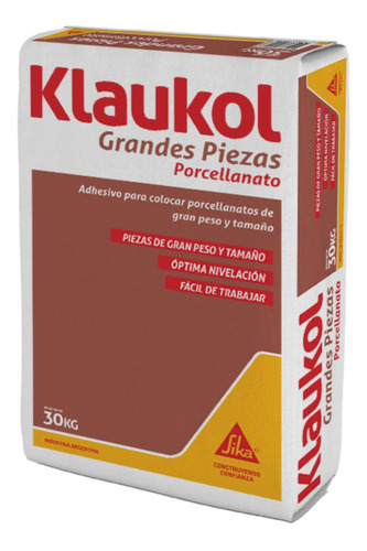 Klaukol Grandes Piezas Porcellanato X 30 