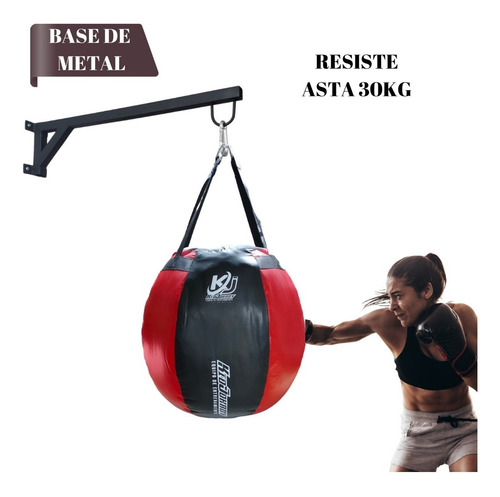 Base Soporte Para Costal De Box 55cm Saco De Boxeo Karate