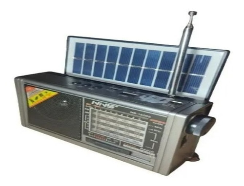 Radio Solar Usb Con Bluetooth Y Linterna, Carga Automática