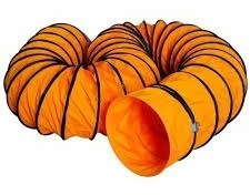 Imagen 2 de 4 de Ducto Flexible De Lona Nylon- Pvc-diametro 30 Cm-largo 5 M.