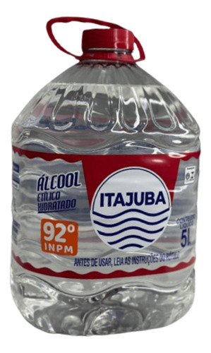 Alcool Liquido 92% Itajuba 5l
