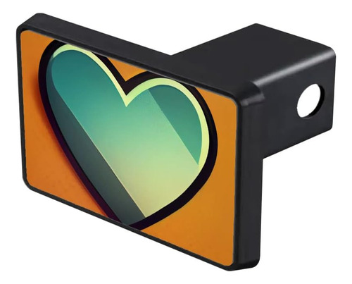 Heart Graphic Trailer Hitch Cover - Art Print Trailer Hitch 