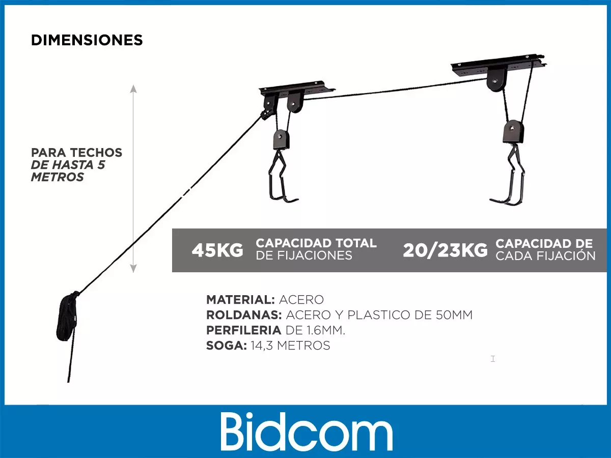 Segunda imagen para búsqueda de soporte para colgar bicicletas