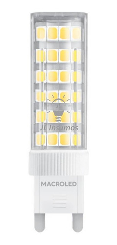 Pack 6 Lampara Led G9 6w Luz Calida 220v