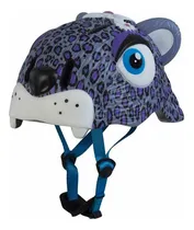 Comprar Casco Infantil Nena Bici Leopardo Regulable Con Luces