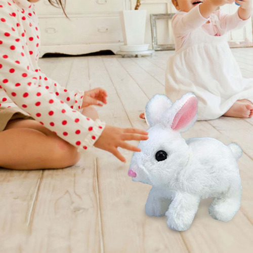 Juguete De Peluche Interactivo De Conejo Electrónico Para
