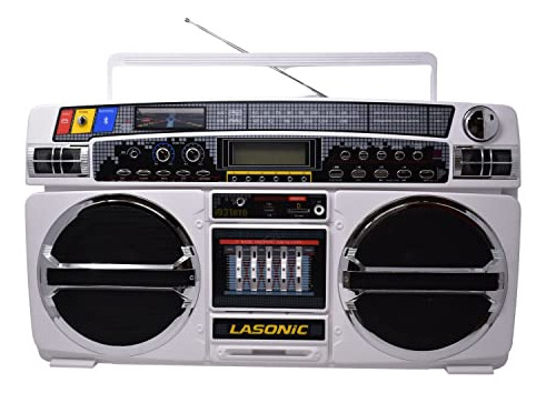 Boombox Bluetooth Recargable Lasonic I-931bt - Blanco