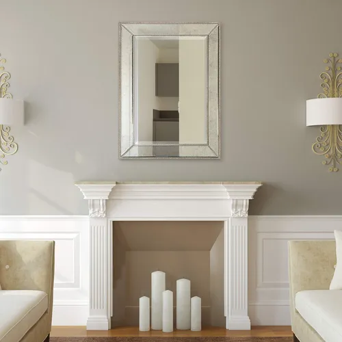 Empire Art Direct Espejo De Pared Rectangular Con Marco De .