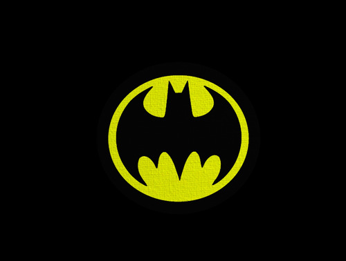 Cuadro Tela Decorativo Batman El Caballero De La Noche Logo