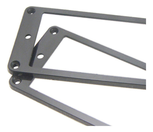 2pcs Plástico Plano Humbucker Marco De Montaje De Recogida