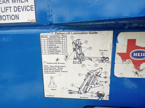 Camion Recolector De Basura Mack, Leu 633 Cng