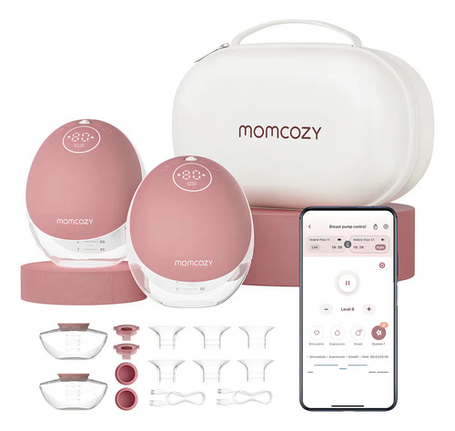 Momcozy M9 Mobile Flow Bomba Leite Elétrica Portátil Dupla