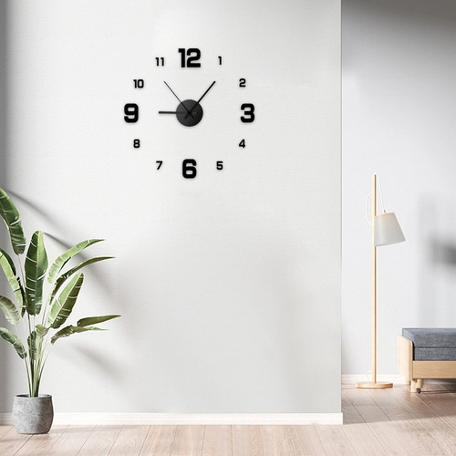 Calcomanía Decorativa Creativa For Reloj De Pared, Sin Marc