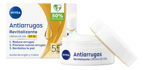 Nivea Crema De Día Antiarrugas Revitalizante 55+ Fps15 50ml