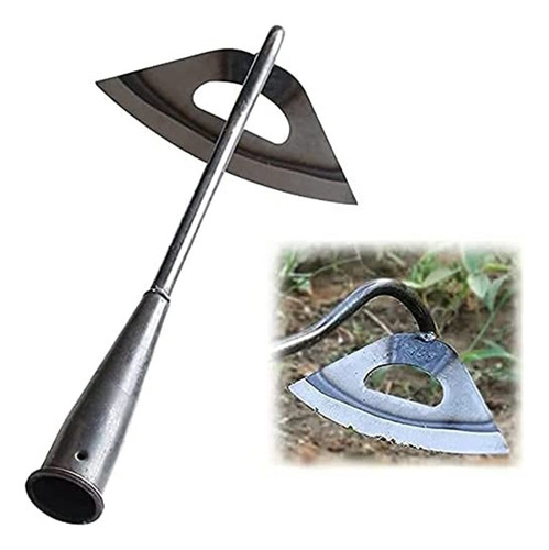 Enxada Com Cabo De Jardim Triangular De Aço Com Buraco