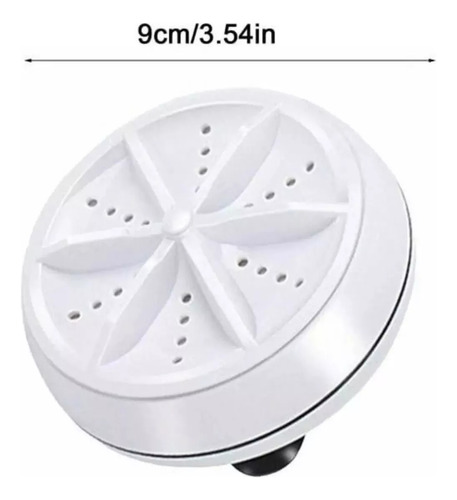Mini Lavadora Ultrasonica Portátil Turbina 1 Kg Ropa Usb