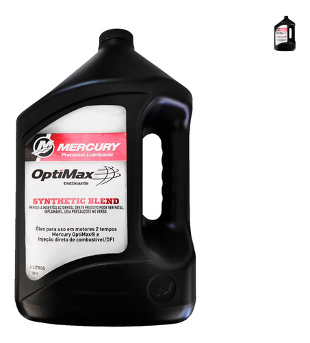 Óleo Mercury Optimax 2t Galão 4 Litros Igual Xd50
