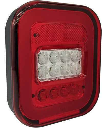Lanterna Traseira Iva-4010(ld) Led Bivolt C/chicote Conector