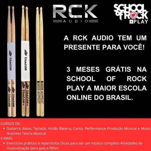 Kit 10 Pares De Baquetas Dragon Hickory C.ibañez