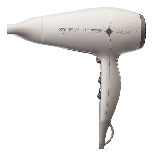 Secador De Pelo Gama 3d Therapy Diamond Ceramic Blanco Js