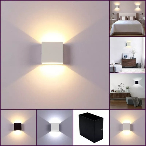 Lámpara Arbotante Led 7w Para Pared Uso Interior Muro/es [u]