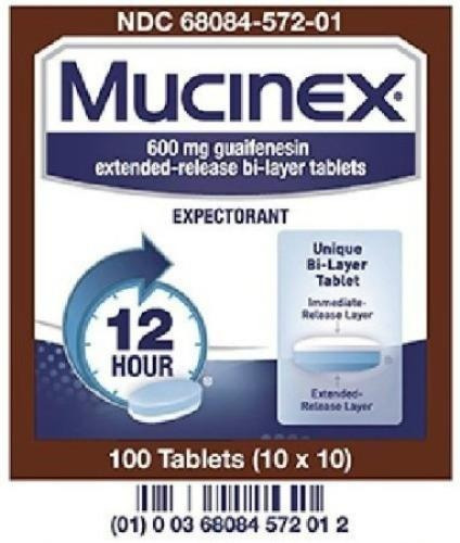 De La Salud De América Mucinex Tabletas 600 Mg 100ct