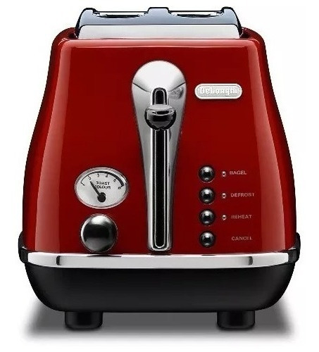 Tostadora Delonghi Icona Roja Cto2003r Para 2 Panes