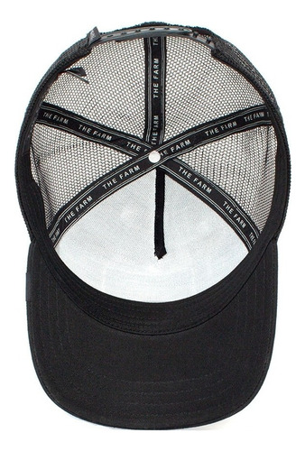 Gorra Goorin Bros. - Negra Blanca - Cash Cow Vaca - Original