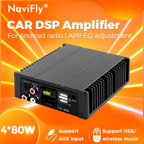 Estereo March Android Con Mini Amplificador Dsp