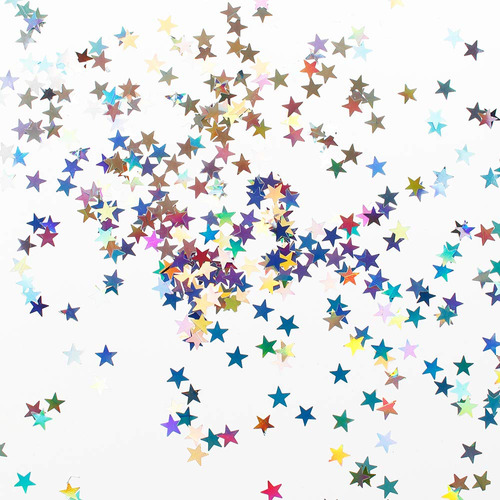 Estrella Confeti Holografica Purpurina Ideal Para Fiesta Art