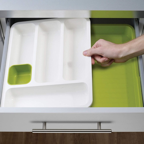 Imagen 3 de 4 de Organizador De Cubiertos Extensible Ajustable Cajones