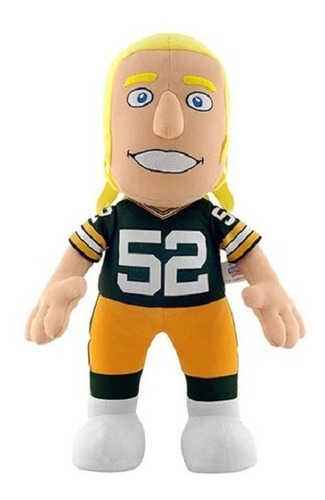 Peluche Clay Matthews Nfl Packers 37 Cms Bleacher Creatures