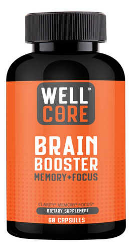 Well Core Brain Booster - Suplemento Diettico Nootrpico Para