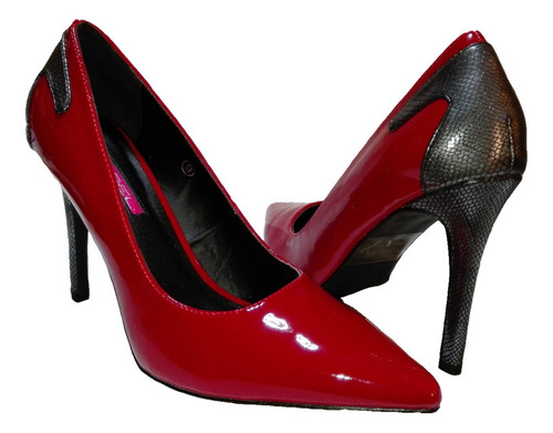 Zapatos Taco Con Punta High Heel  Mujer Talla 40 C-label