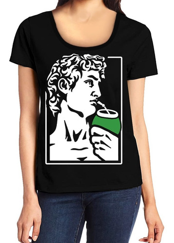 Remera El David Mujer Estatua Aesthetic Mate