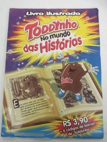 Álbum Toddynho - quase vazio - Panini Brasil, 1999. Óti