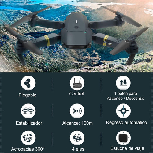 Drone Vak K3 Hover Acrobacias 6 Ejes 360 Foldable