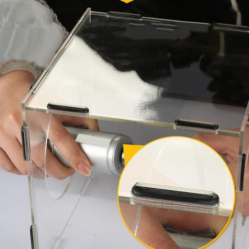 Caja De Polvo De Molienda Acrílico A Prueba De Polvo Caja