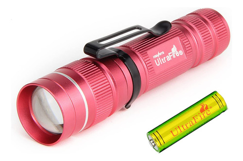 Ultrafire Mini Linterna Led De Bolsillo Con Batería Aa De 1.