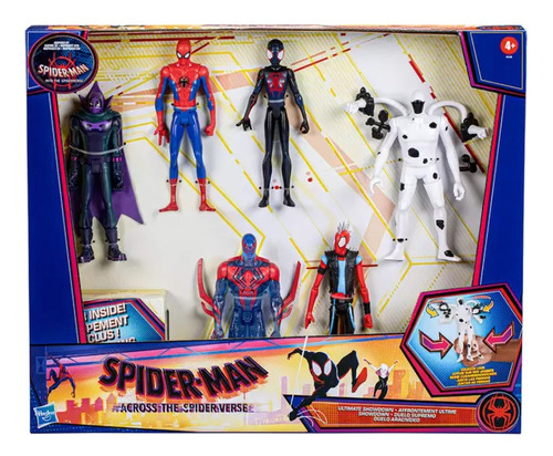 Spider-man Acros The Spiderverse Set 6 Figuras Ultimate