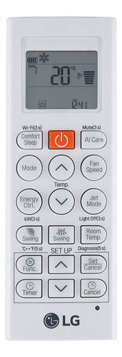 Ar-condicionado LG Dual Inverter Voice +ai Artcool 12.000 Bt cor cinza